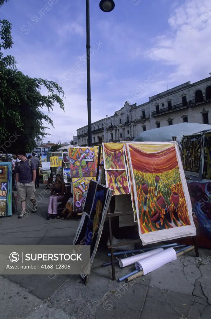 Cuba, Old Havana, Art Market