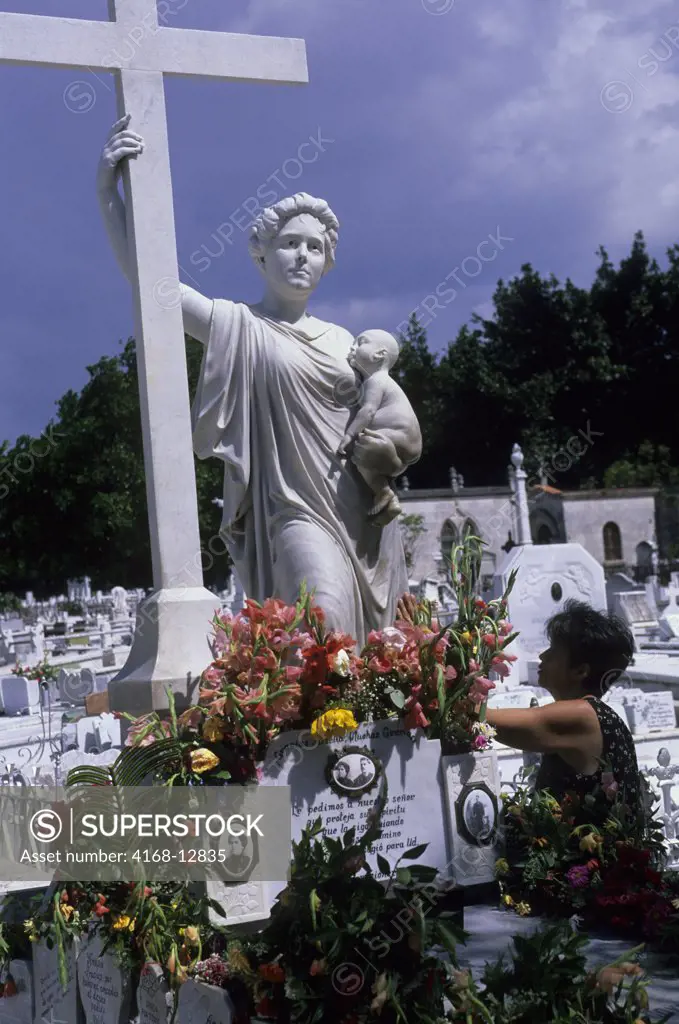 Cuba, Havana, Necropolis Colon Cemetery, Grave Of Amelia