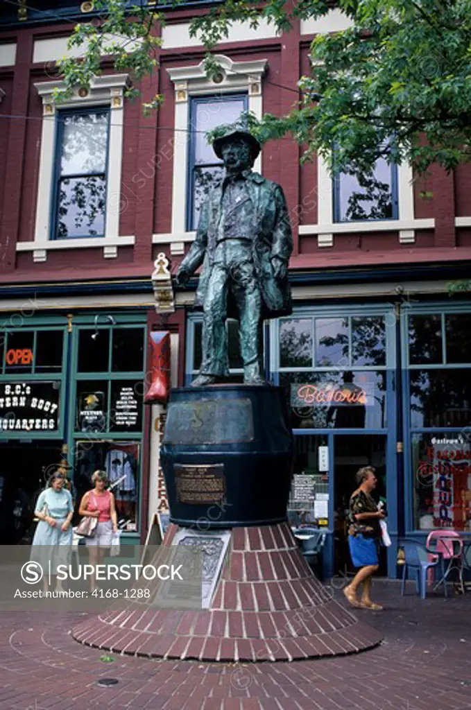 CANADA, BRITISH COLUMBIA, VANCOUVER, GASTOWN, STATUE OF GASSY JACK