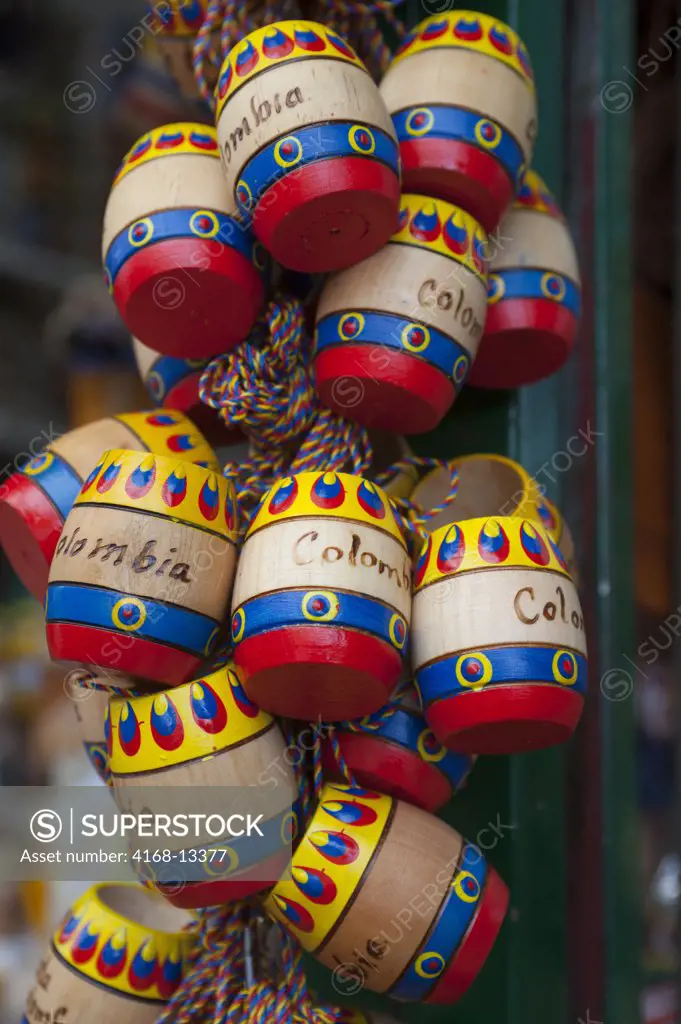 Colombian Souvenirs For Sale At The Pilgrim Church On Monserrate Hill, Bogota, Colombia