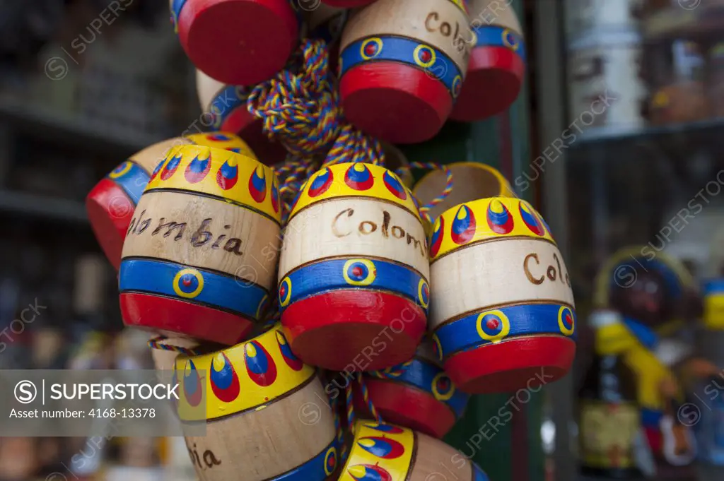 Colombian Souvenirs For Sale At The Pilgrim Church On Monserrate Hill, Bogota, Colombia