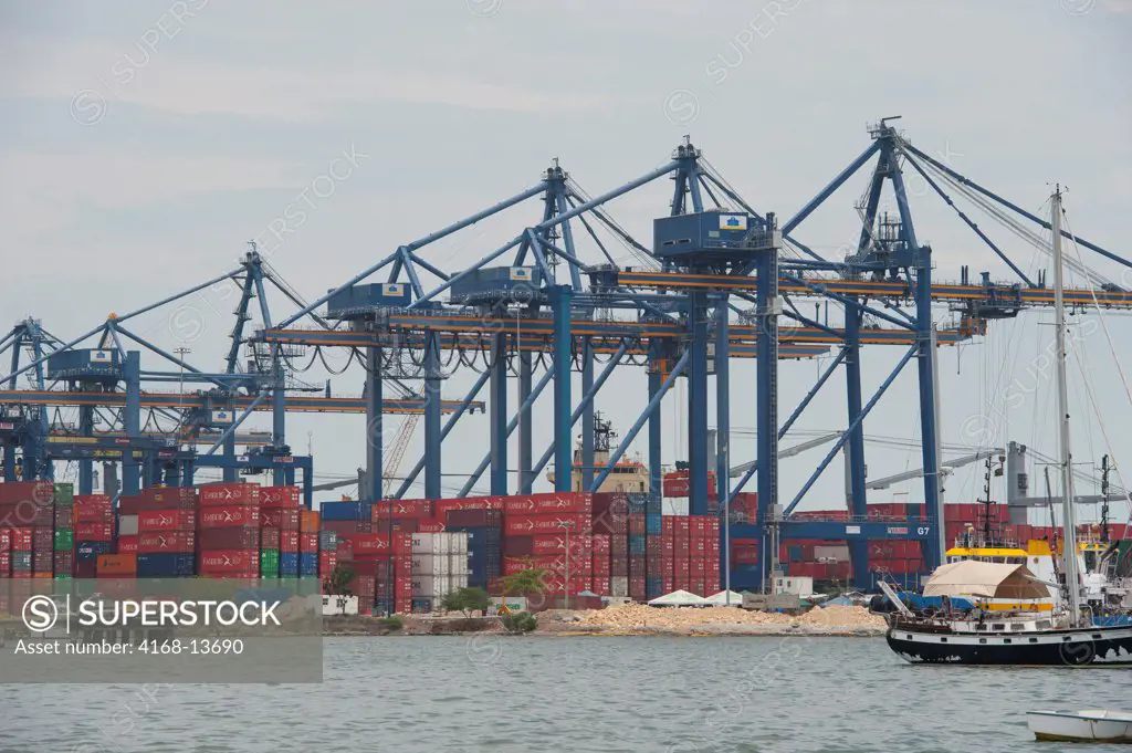 Container Port In Cartagena, Colombia
