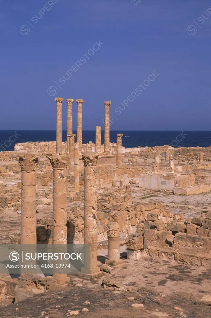 Libya, Near Tripoli, Sabratha, Liber Pater Temple