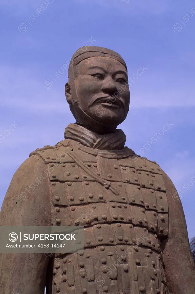 China, Shaanxi Province, Xian, Qin Shi Huang Di Tomb, Terra Cotta Soldier