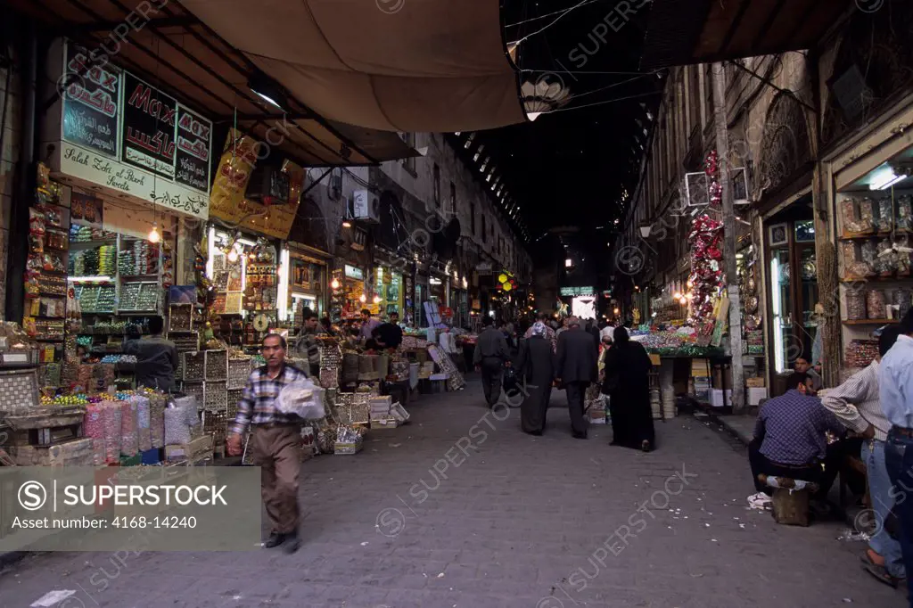 Syria, Damascus, Street Scene, Old Town, Souk, Marketplace