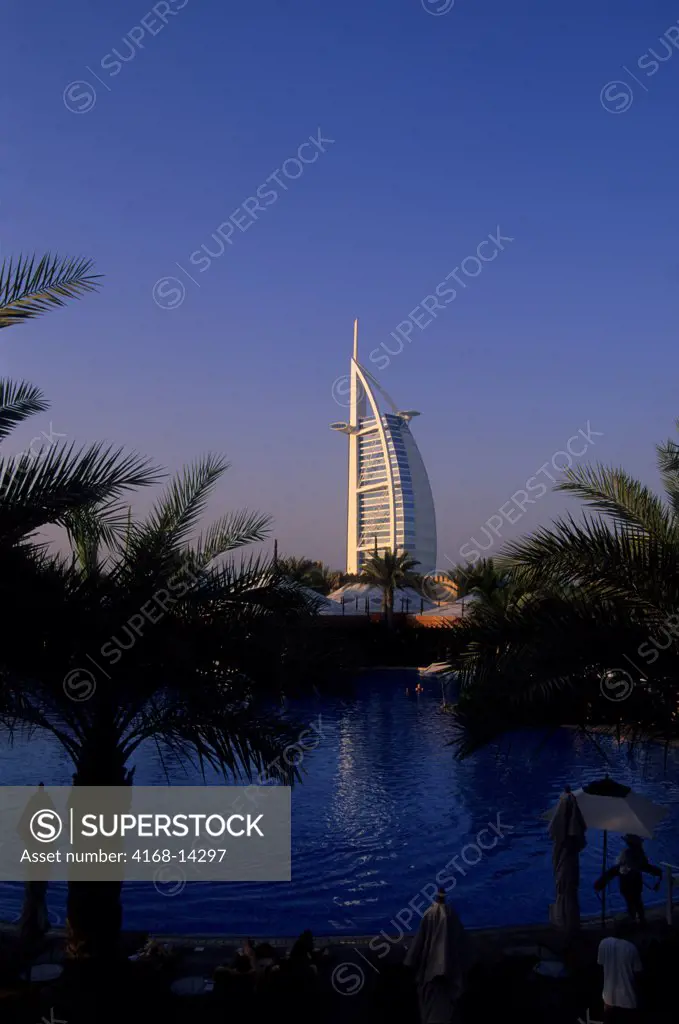 United Arab Emirates, Dubai, View Of Burj Al Arab Hotel