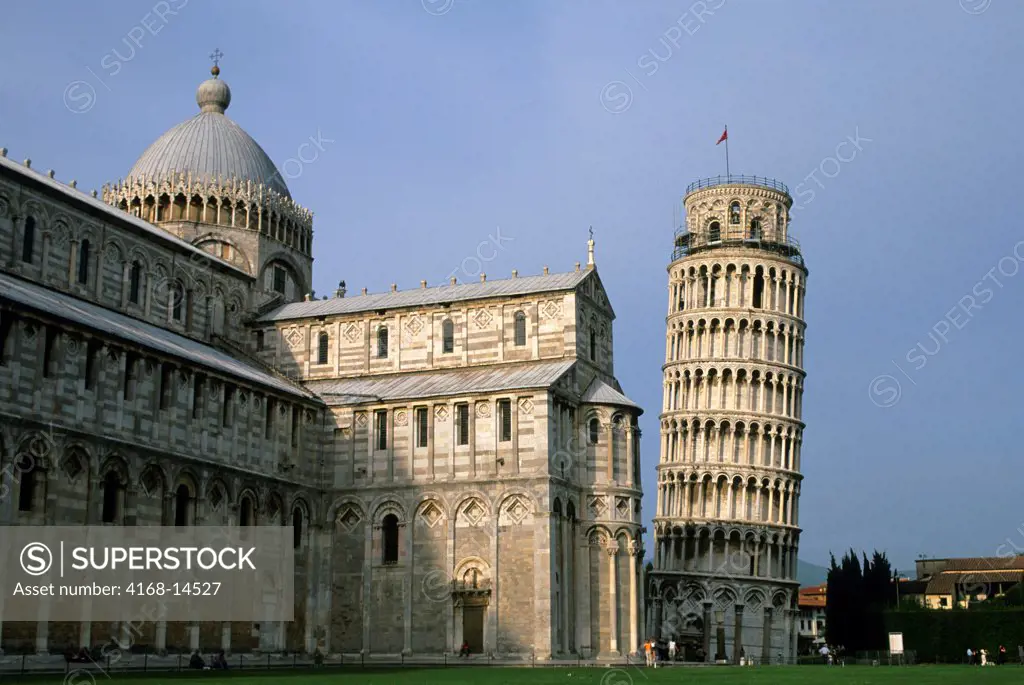 Italy, Pisa, Cathedral And Leaning Tower Of Pisa