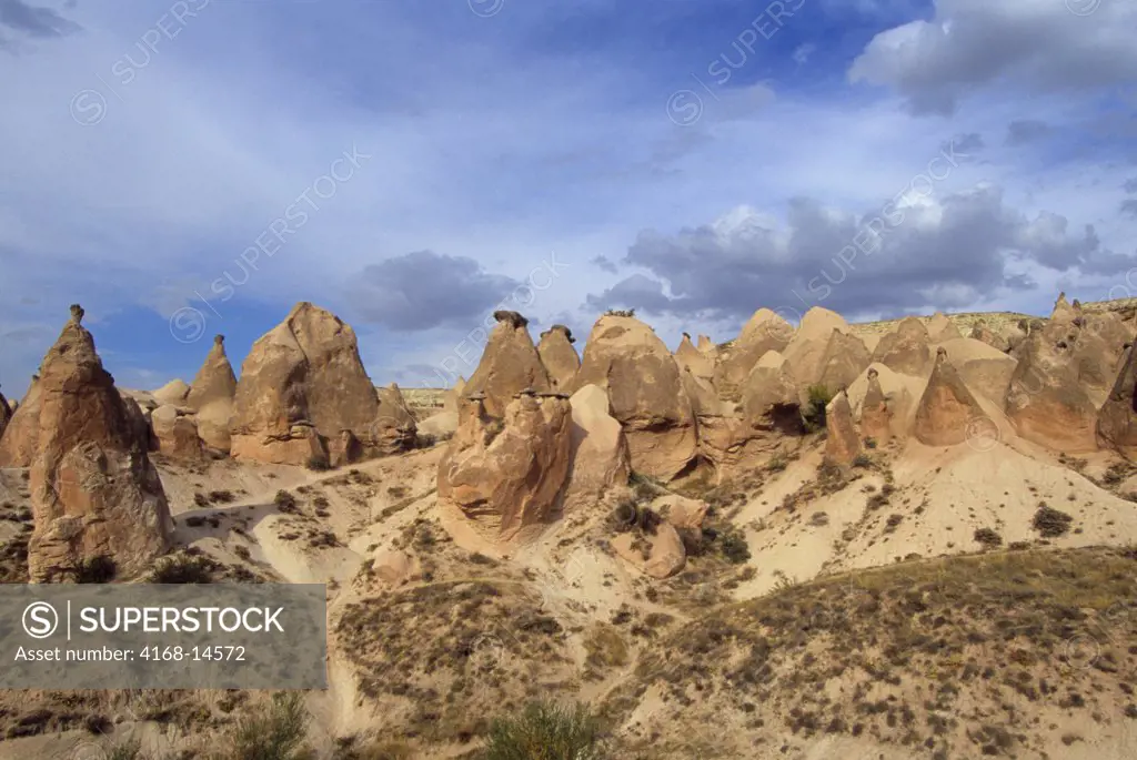 Turkey, Cappadocia, Pink Valley, Rock Formations