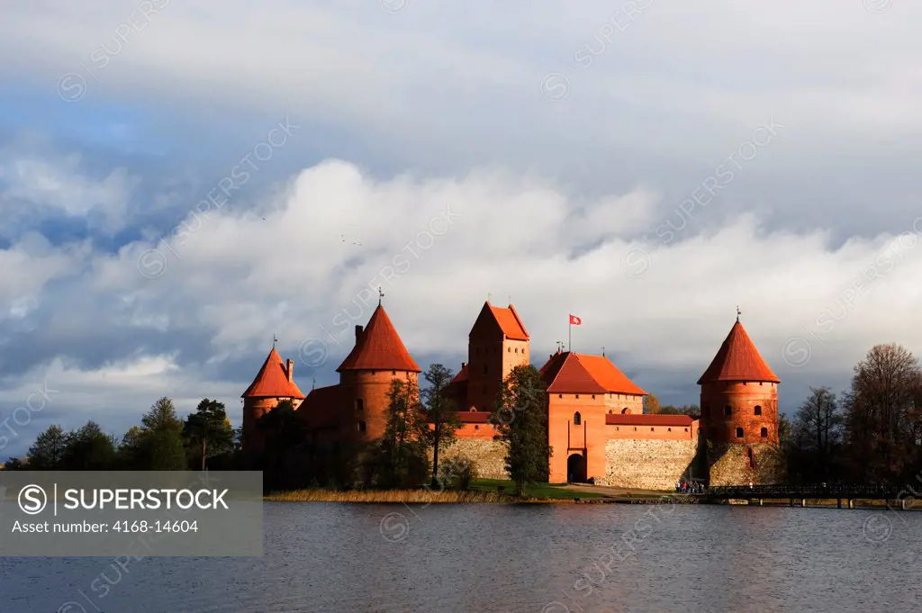 Lithuania, Lake Trakai, 14Th Century Trakai Island Castle