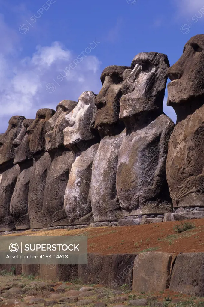 Easter Island, Ahu Tongariki, Moai Statues