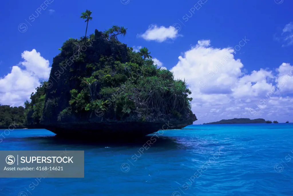 Fiji, Lau Group, Fulanga Island, Lagoon, Limestone Rock Formations