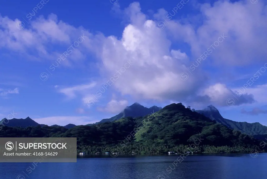 French Polynesia, Society Islands, Raiatea, View Of Island, Near Opoa