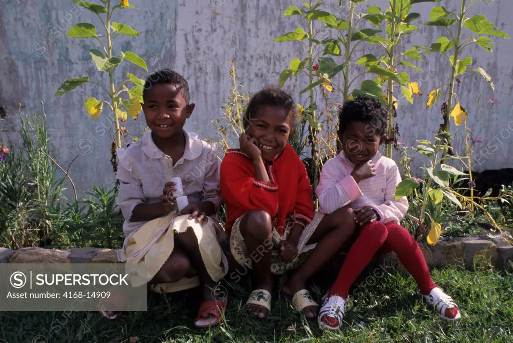 Madagascar, Near Moramanga, Mandraka, Local Children