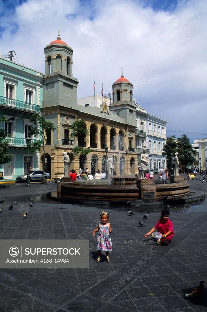 Puerto Rico, Old San Juan, Plaza De Armas, City Hall