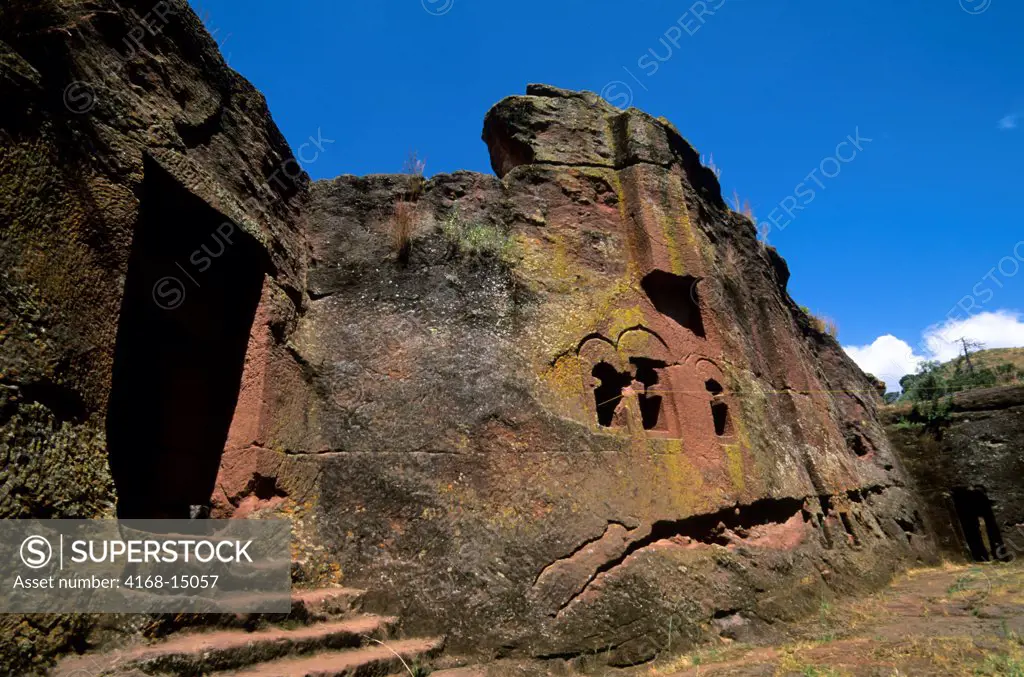 Ethiopia, Lalibela, Unesco World Heritage Site,  Church Carved Into Rock