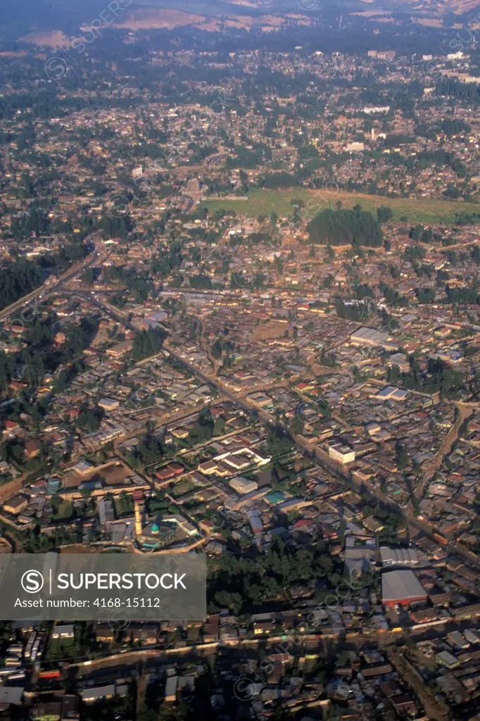Ethiopia, Aerial View Of Addis Ababa