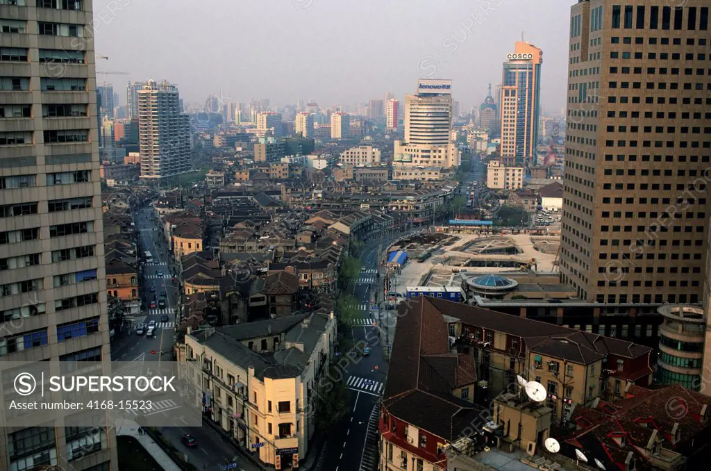 China, Shanghai, View Of City