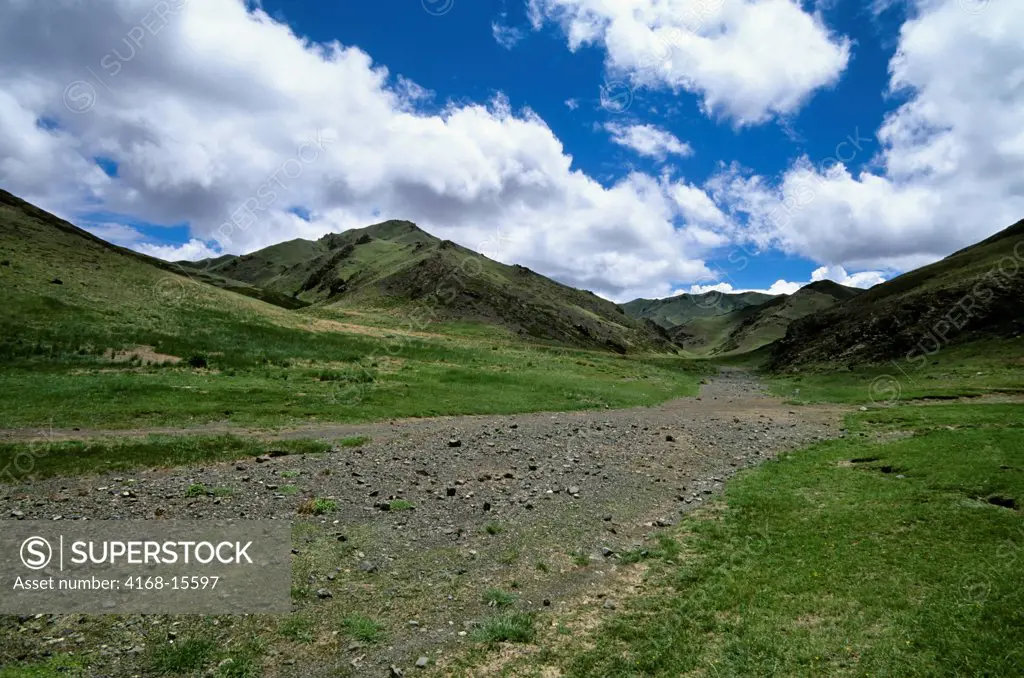 Mongolia, Gobi Desert, Near Dalanzadgad, Yolyn Am Valley Landscape