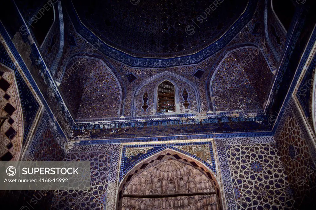 Uzbekistan, Samarkand, Gur-Amir Mausoleum, 15Th Century, Interior