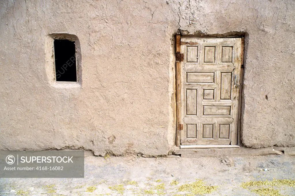 Uzbekistan, Khiva, Old Town, Local House, Door & Window