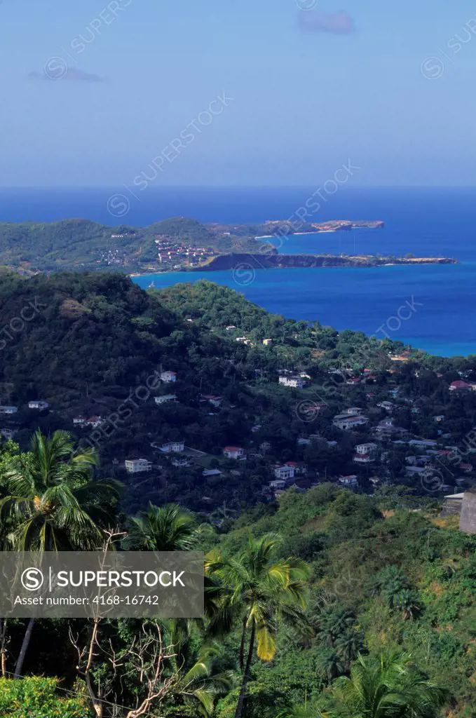 Grenada, Fort Frederick, View Of Point Salines