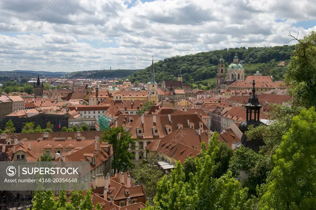 View of Prague, the capital and largest city of the Czech Republic., from Prague Castle.