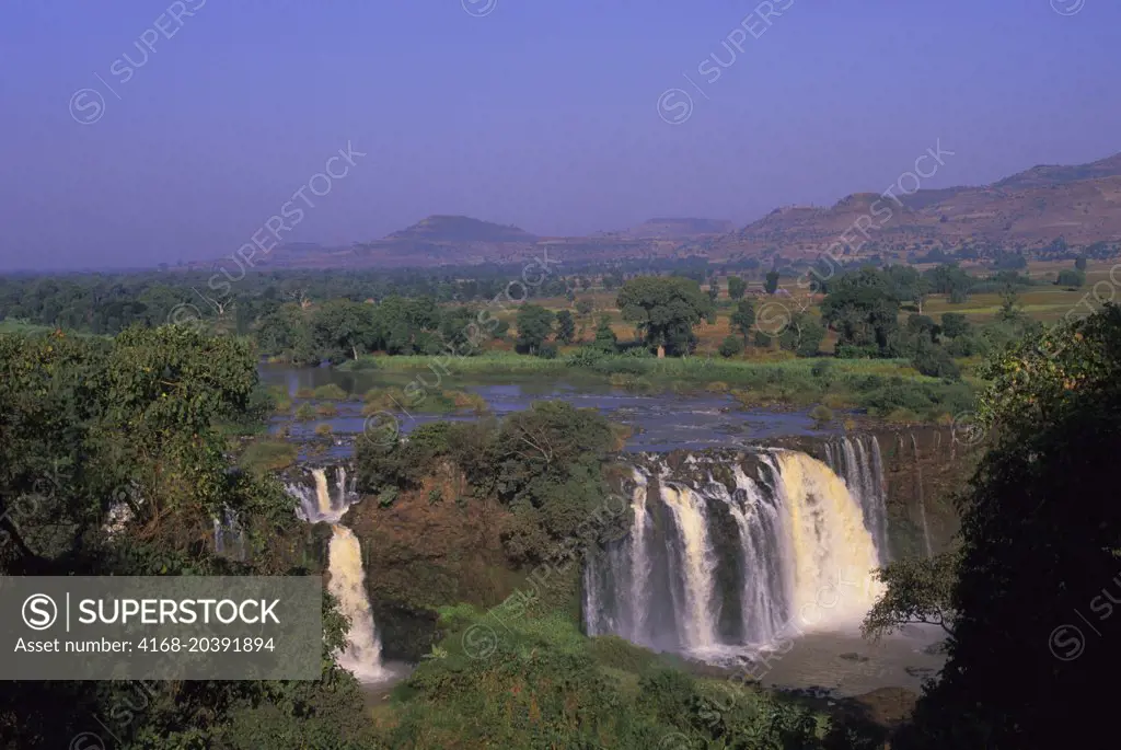 The Blue Nile Falls is a waterfall on the Blue Nile river near Bahar Dar in Ethiopia.