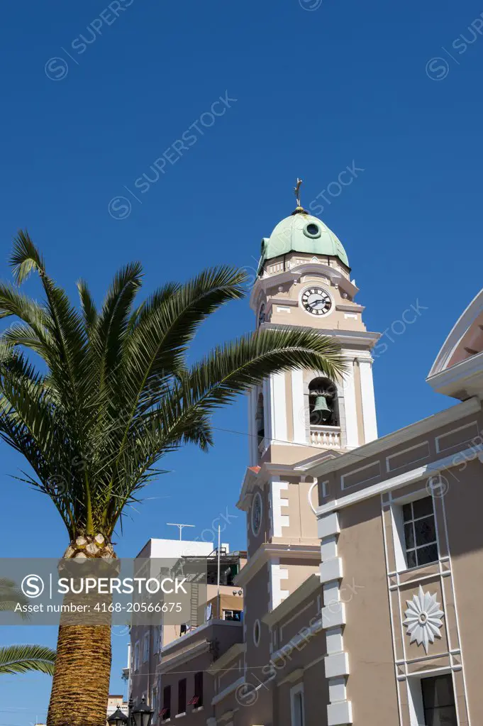 The Anglican Church in Gibraltar, which is a British Overseas Territory, located on the southern end of the Iberian Peninsula.