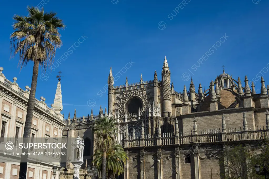 The Cathedral of Saint Mary of the See, better known as Seville Cathedral, is a Roman Catholic cathedral and a UNESCO World Heritage Site in Seville, Spain.