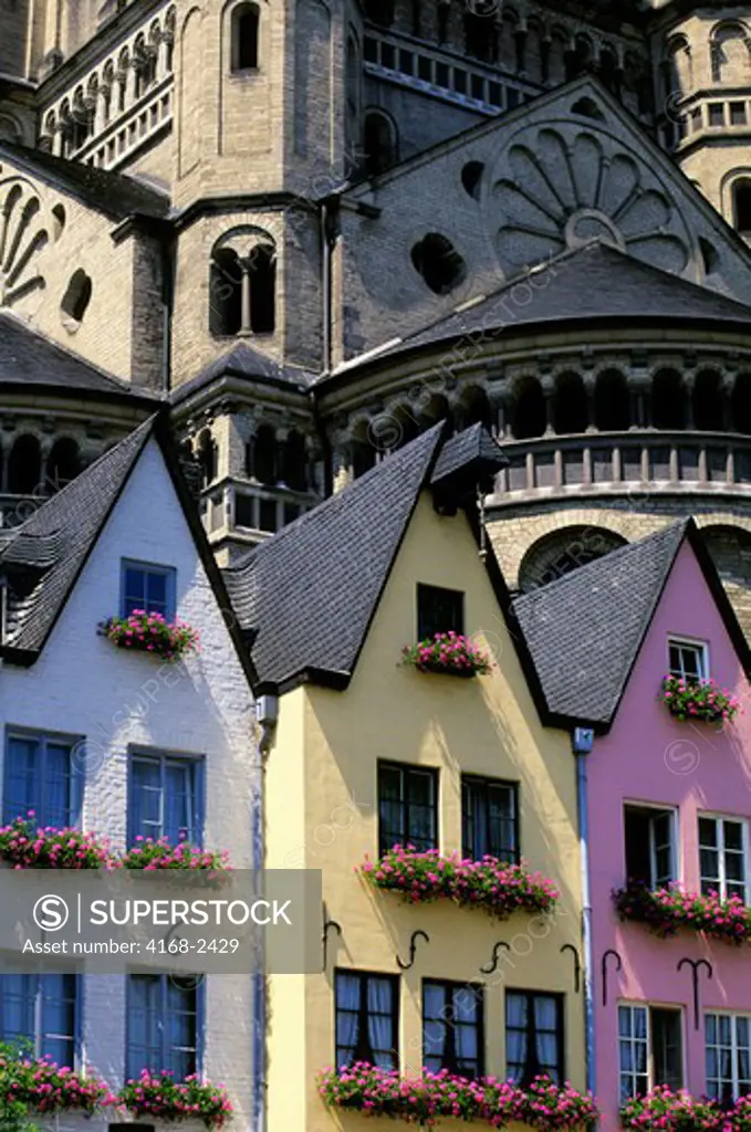 Germany, Cologne, Old City, Quarter Of St. Martin, Old Houses