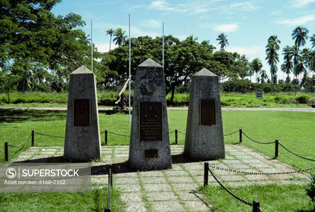 Solomon Islands,Guadacanal World War Ii Memorial At Henderson Airfield