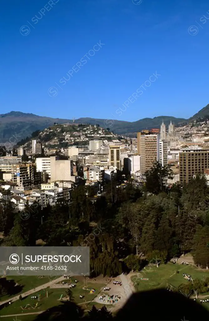 Ecuador, Quito, Overview Of Town