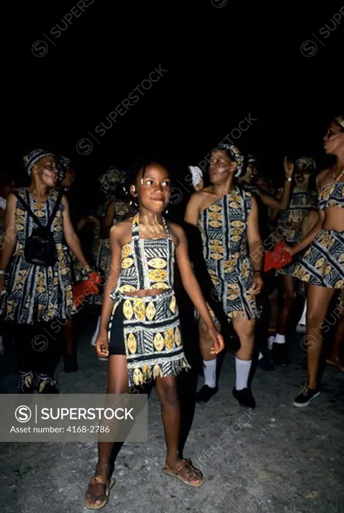 Trinidad, Port Of Spain, J'Ouvert, Ju Vay Celebration, Carnival Opening,People Dancing In Street