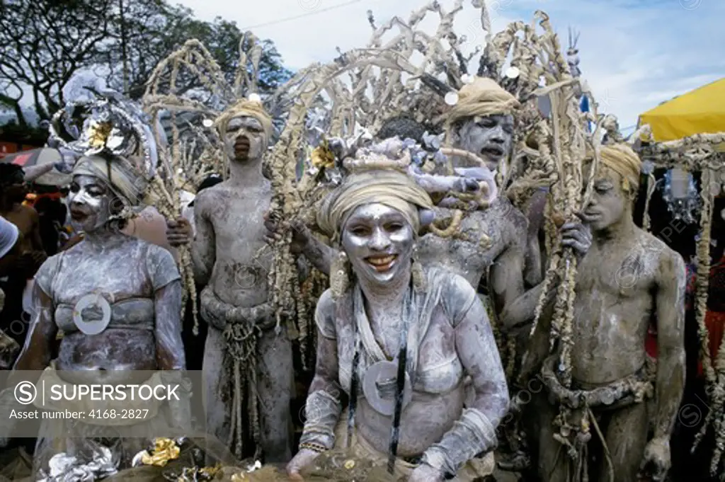 Trinidad, Port Of Spain, Carnival, Parade Of Bands, Mudmen