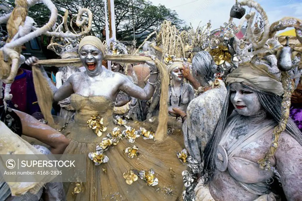 Trinidad, Port Of Spain, Carnival, Parade Of Bands, Mudmen Group