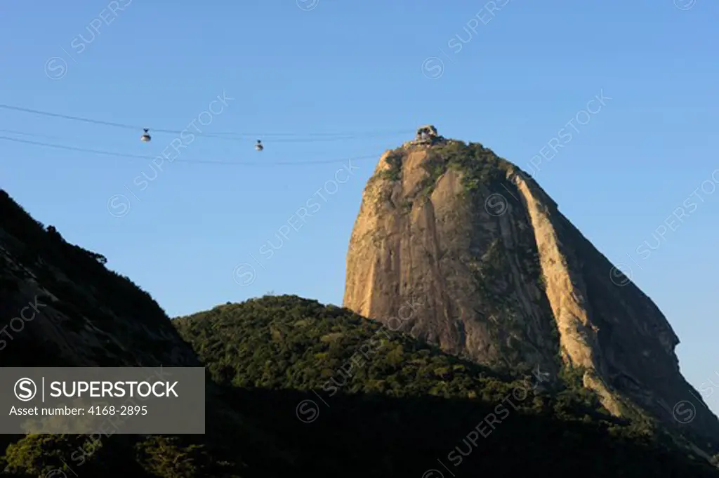Brazil, Rio De Janeiro, Vermelha Beach, View Of Sugarloaf Mountain
