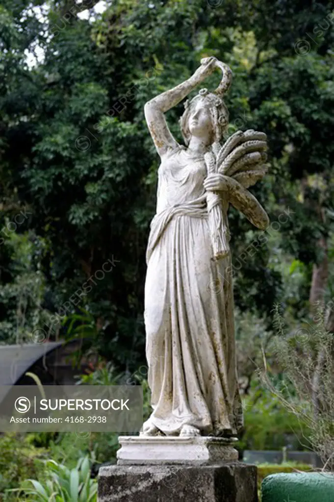 Brazil, Rio De Janeiro, Botanical Garden, Statue