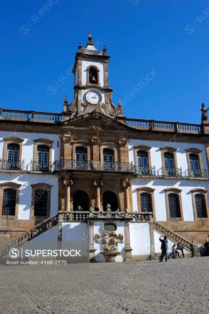 Brazil, Minas Gerais, Colonial Town Of Ouro Preto (Unesco World Heritage Site), Praca Tiradentes, Conspiracy Museum