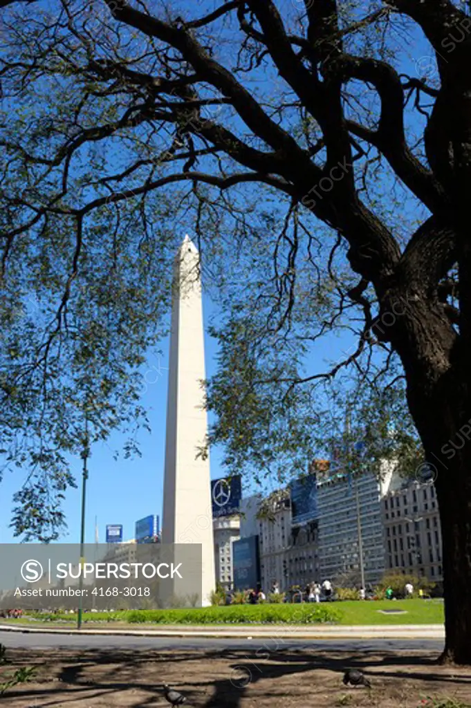 Argentina, Buenos Aires, Avenida 9 De Julio, Obelisk