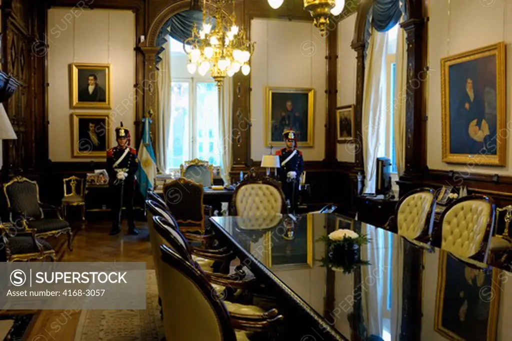 Argentina, Buenos Aires, Plaza De Mayo, Casa Rosada (The Pink House) Interior, The Presidents Offices