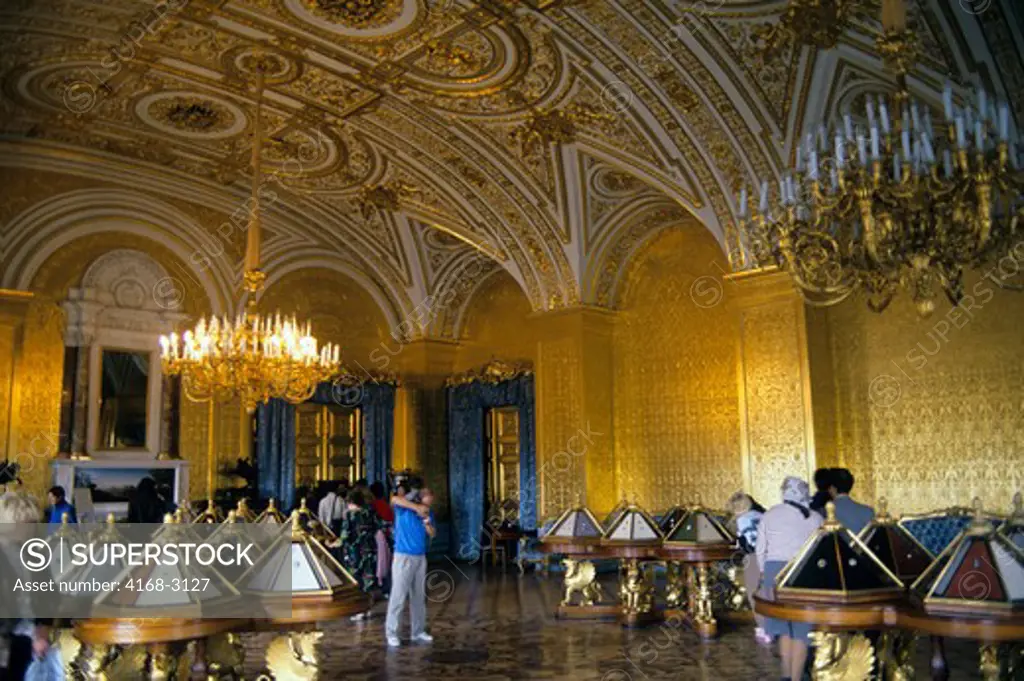 Russia, St. Petersburg, Hermitage, Winter Palace, Golden Room