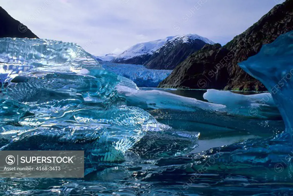 Usa, Alaska, Near Juneau, Tracy Arm, Iceberg