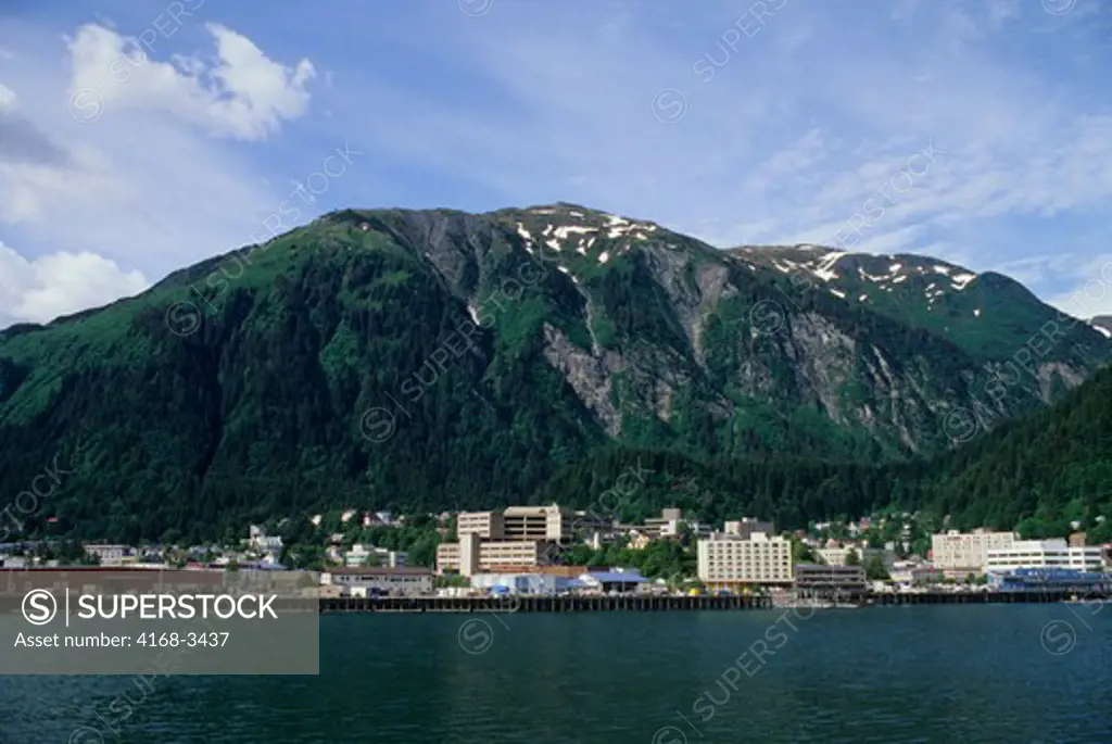 Usa, Alaska, View Of Juneau