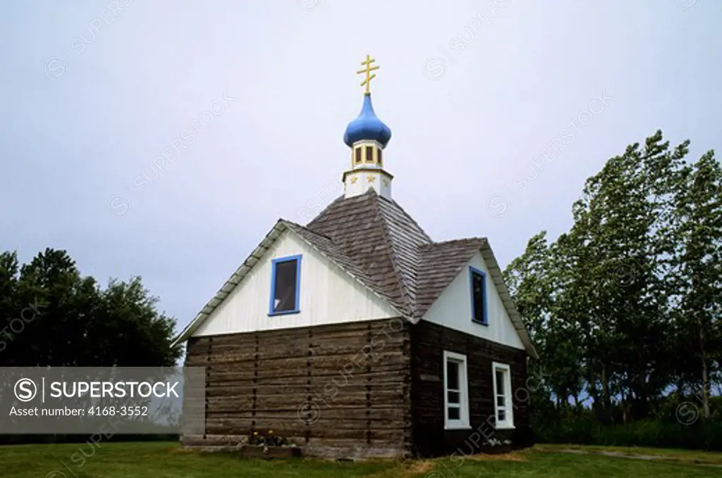 Usa, Alaska, Kenai, Saint Nicholas Memorial Chapel, 1906
