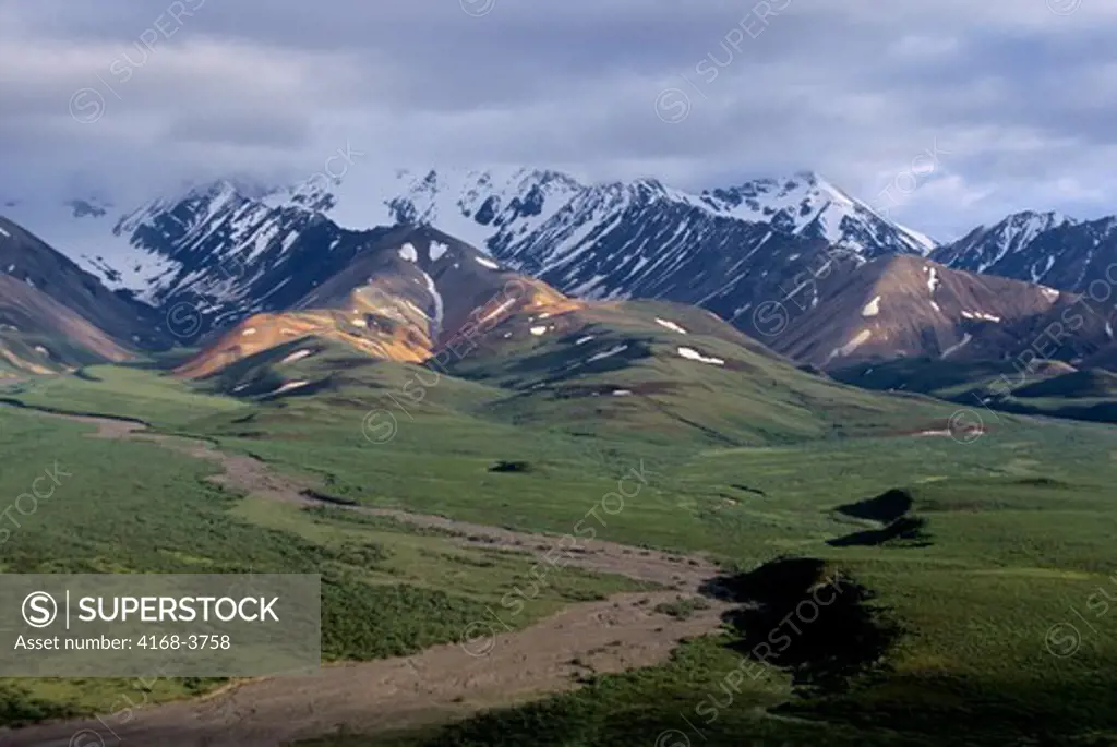Usa, Alaska, Denali National Park, Polychrome Pass Area