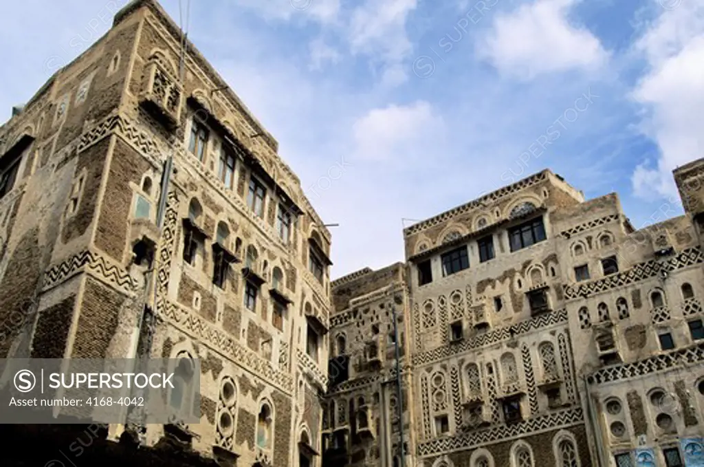 Yemen, Sana'A, Old Town, Local Architecture
