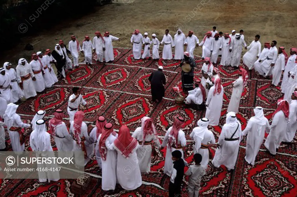 Saudi Arabia, Near Abha, Al Darb City, Assiri Folklore Dances