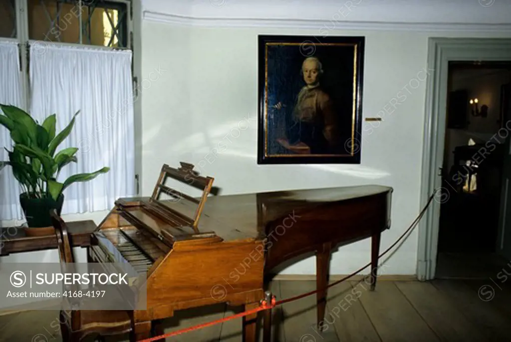 Austria, Salzburg,Mozart's Piano In The Mozart Museum