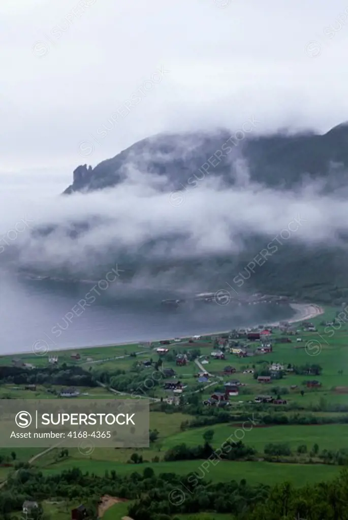 Norway, Near Bodo, View Of Storvik