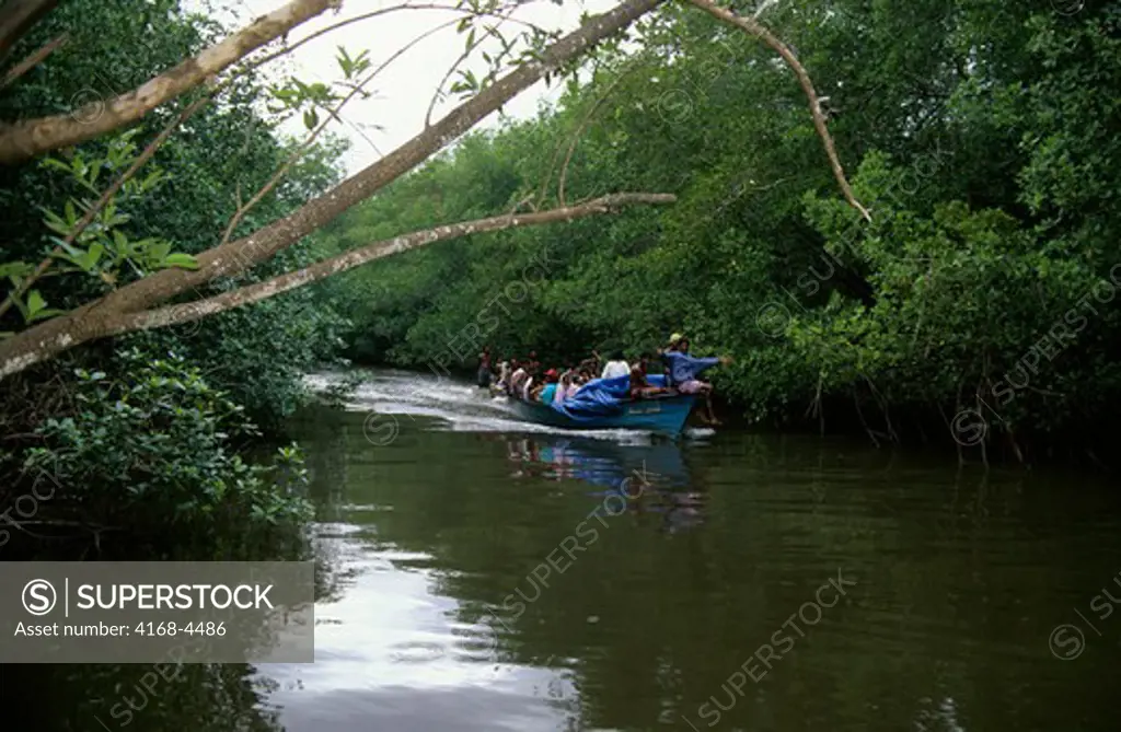Trinidad, Caroni Sanctuary, Local People In Boat